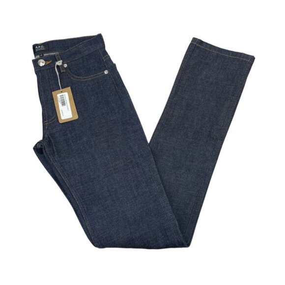 NWT A.P.C. Men's New Cure H Jean Tres Etroit Sz 24 Indigo - Picture 6 of 12